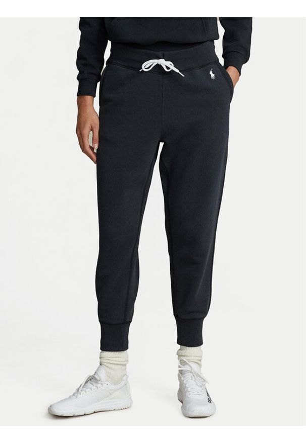 Polo Ralph Lauren Spodnie dresowe Akl 211794397001 Czarny Regular Fit. Kolor: czarny. Materiał: bawełna