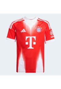 Adidas - Koszulka piłkarska dla dzieci ADIDAS Bayern Monachium 25/26 domowa. Sport: piłka nożna