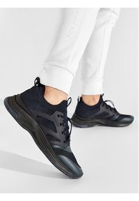 TOMMY HILFIGER - Tommy Hilfiger Sneakersy Modern Prep Sneaker Knit FM0FM04233 Granatowy. Kolor: niebieski. Materiał: materiał #4