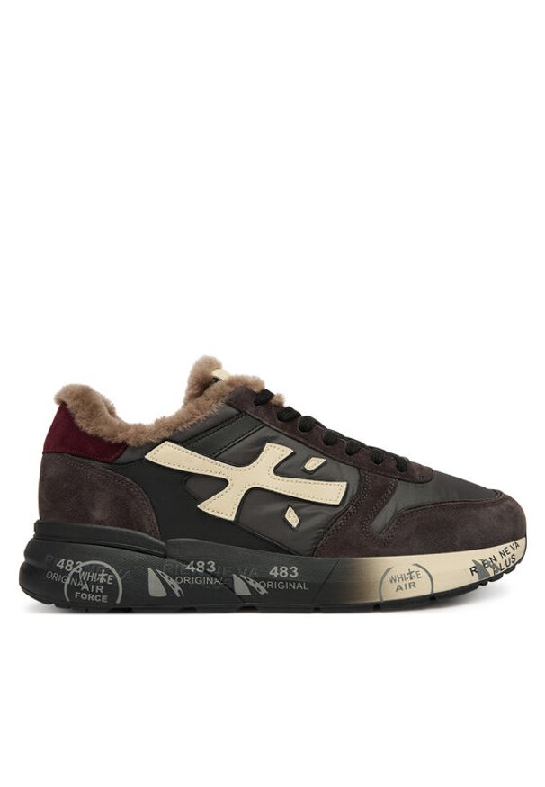 Premiata Sneakersy Mick Var 7719M Brązowy. Kolor: brązowy. Materiał: skóra, zamsz