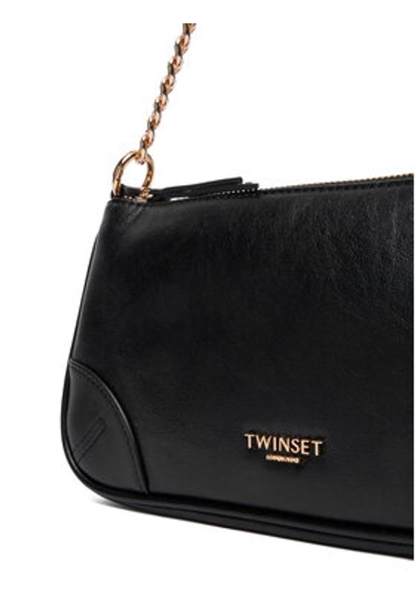 TwinSet - TWINSET Torebka 252TD8043 Czarny. Kolor: czarny. Materiał: skórzane