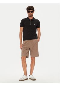 U.S. Polo Assn. Polo MUP3992 Czarny Regular Fit. Typ kołnierza: polo. Kolor: czarny. Materiał: bawełna #4