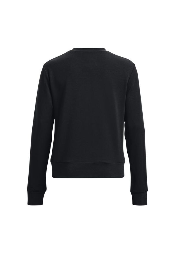 Bluza Kobieta Under Armour Rival Terry czarny. Kolor: czarny, biały, wielokolorowy. Sport: fitness