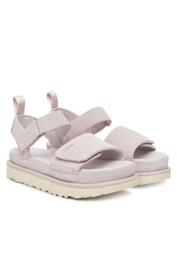 Ugg Sandały W Goldenstar 1136783 Fioletowy. Kolor: fioletowy. Materiał: zamsz, skóra