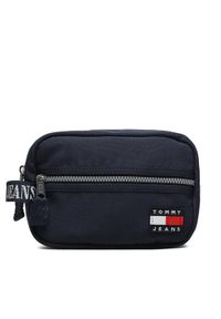 TOMMY HILFIGER - Tommy Hilfiger Kosmetyczka Tjm Heritage Washbag AM0AM11203 Granatowy. Kolor: niebieski. Materiał: materiał