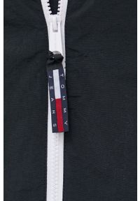 Tommy Jeans kurtka damska kolor czarny przejściowa. Kolor: czarny. Materiał: poliamid