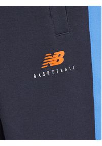 New Balance Spodnie dresowe MP23588 Granatowy Relaxed Fit. Kolor: niebieski. Materiał: bawełna, dresówka, syntetyk #5