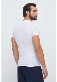 Emporio Armani Underwear - Emporio Armani - T-shirt 110810.CC729. Kolor: biały. Materiał: dzianina #4