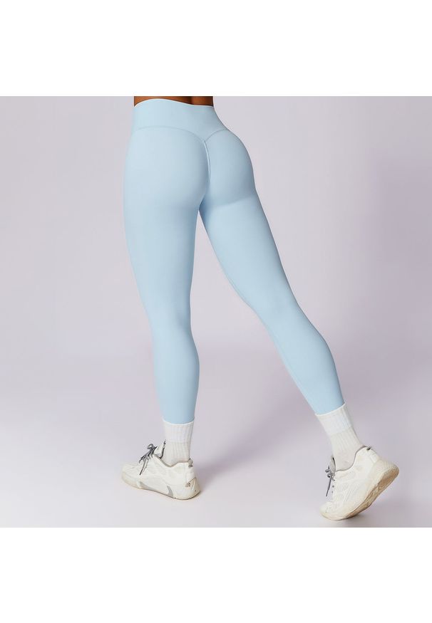 Intica - Legginsy treningowe z wysokim stanem do ćwiczeń Diega. Stan: podwyższony. Kolor: różowy. Materiał: materiał. Sport: fitness