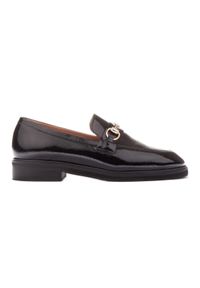 Marco Shoes Loafersy nabłyszczane czarne. Kolor: czarny