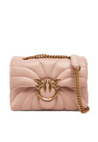 Pinko - PINKO Torebka Love Puff Mini Cl AI 24-25 PLTT 100039 A1EX Różowy. Kolor: różowy. Materiał: skórzane
