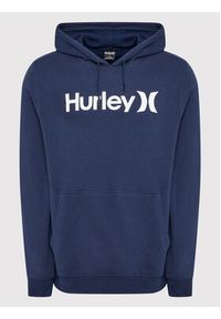 Hurley Bluza Oao Solid Summer MFT0009290 Granatowy Regular Fit. Kolor: niebieski. Materiał: bawełna #3