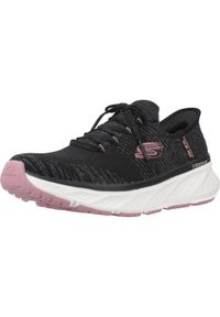 skechers - Kapcie SKECHERS SLIP-INS EDGERIDE Czarny. Kolor: czarny. Materiał: tkanina. Styl: sportowy