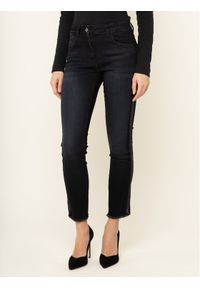 Jeansy Luisa Spagnoli. Kolor: czarny. Materiał: jeans #1