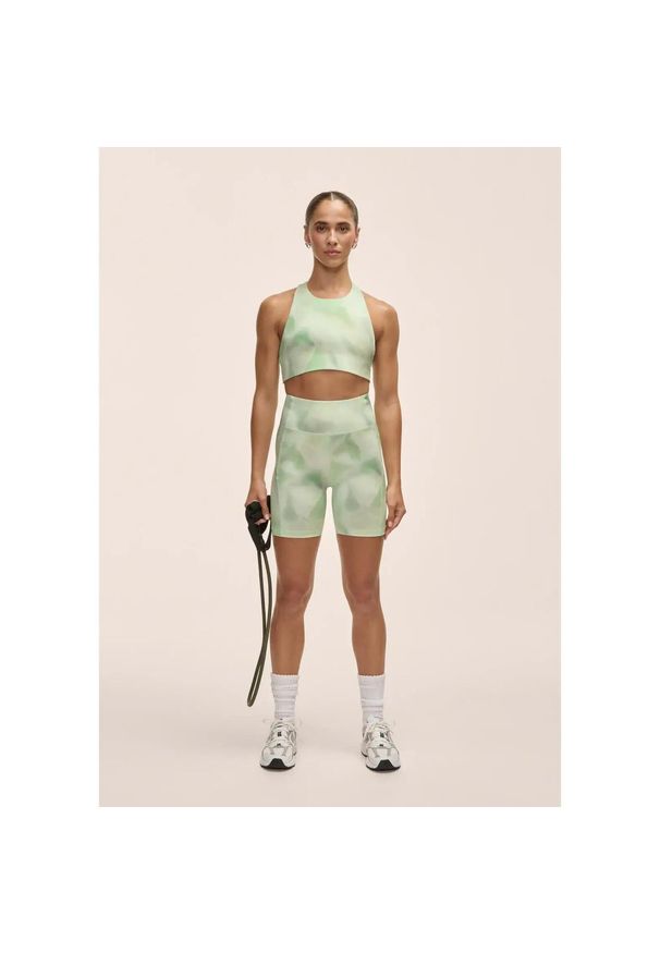 CASALL - Legginsy Kolarki Damskie Casall Wysoki Stan. Stan: podwyższony. Kolor: zielony. Sport: fitness