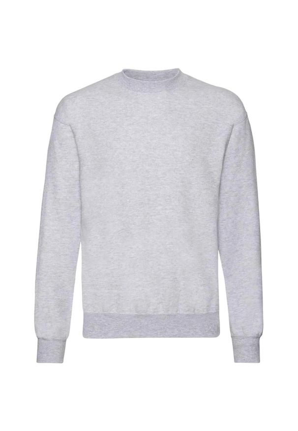 FRUIT OF THE LOOM - Klasyczna Bluza Rozpinana Dla Dorosłych Unisex. Kolor: szary