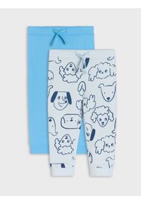 Sinsay - Spodnie 2 pack - błękitny. Kolor: niebieski #1