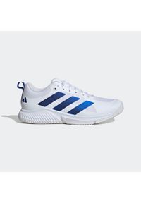 Adidas - Buty do piłki ręcznej ADIDAS Court Team Bounce. Kolor: biały, niebieski, wielokolorowy. Materiał: kauczuk. Szerokość cholewki: normalna. Sport: piłka ręczna