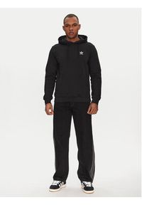 Adidas - adidas Bluza Trefoil Essentials JD2404 Czarny Regular Fit. Kolor: czarny. Materiał: bawełna #4