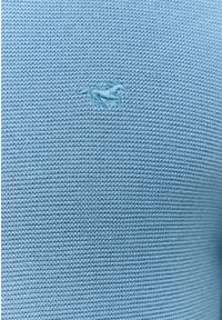 Mustang - MUSTANG ELLIOT MĘSKI SWETER ELEGANCKI LOGO PROVINCIAL BLUE 1015472 5181. Styl: elegancki #7