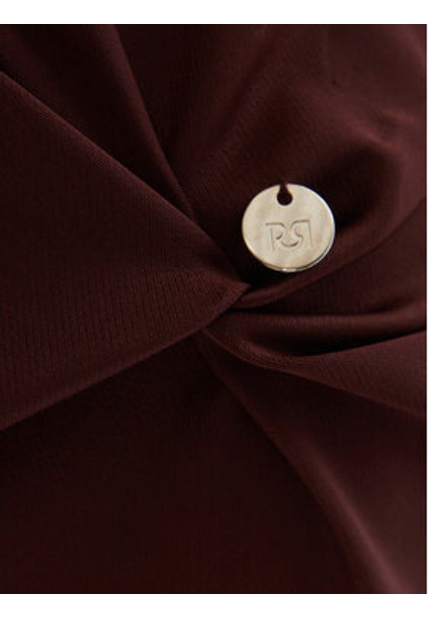 Rinascimento Spódnica midi CFC0125416003 Brązowy Regular Fit. Kolor: brązowy. Materiał: syntetyk