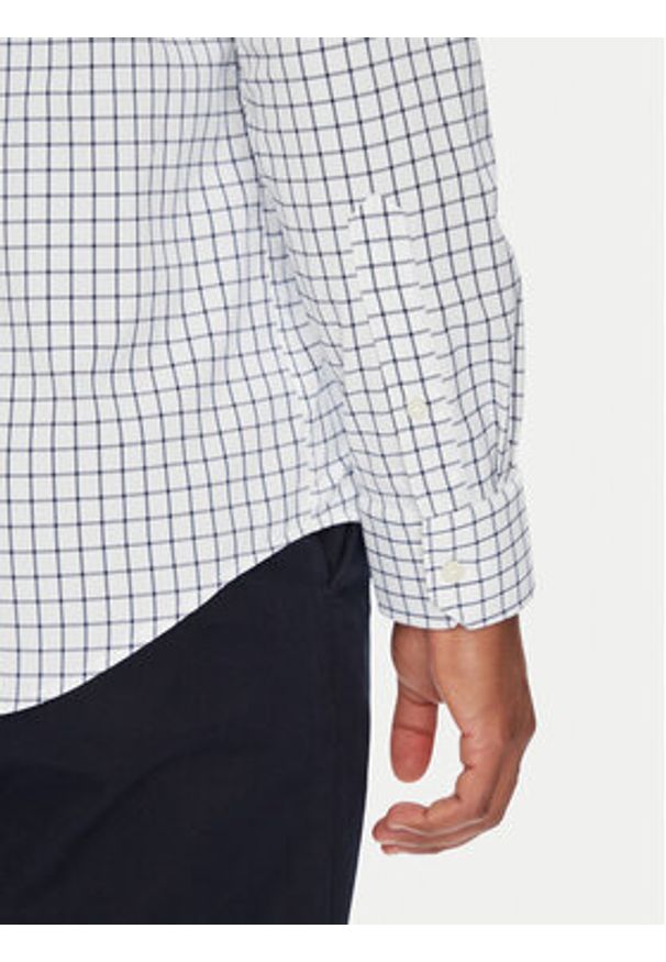TOMMY HILFIGER - Tommy Hilfiger Koszula Performance MW0MW39680 Biały Regular Fit. Kolor: biały. Materiał: syntetyk