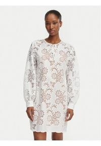 MICHAEL Michael Kors Sukienka letnia MS683E2KR2 Biały Relaxed Fit. Kolor: biały. Materiał: syntetyk. Sezon: lato #1