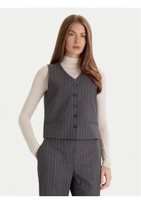 TOMMY HILFIGER - Tommy Hilfiger Kamizelka WW0WW46661 Szary Regular Fit. Kolor: szary. Materiał: syntetyk