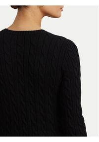 Lauren Ralph Lauren Sweter 200932223001 Czarny Slim Fit. Kolor: czarny. Materiał: bawełna #2