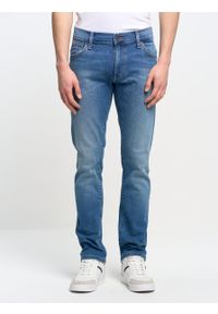 Big-Star - Spodnie jeans męskie dopasowane Martin 432. Okazja: na co dzień. Kolor: niebieski. Styl: casual, klasyczny #1