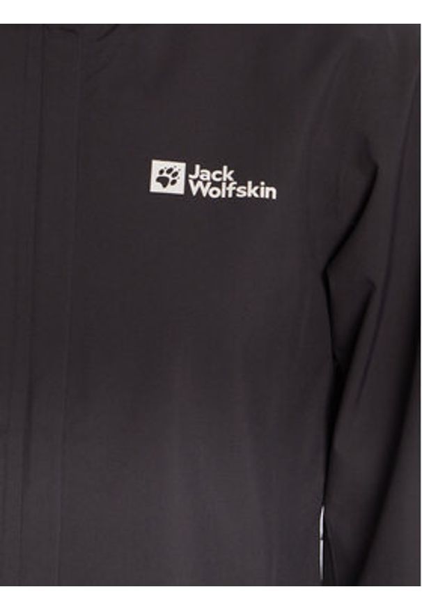 Jack Wolfskin Kurtka outdoor Trailtime 2l A63902 Czarny Regular Fit. Kolor: czarny. Materiał: syntetyk. Sport: outdoor