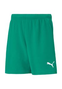 Puma - Spodenki TeamRISE Dla Dzieci. Kolor: zielony