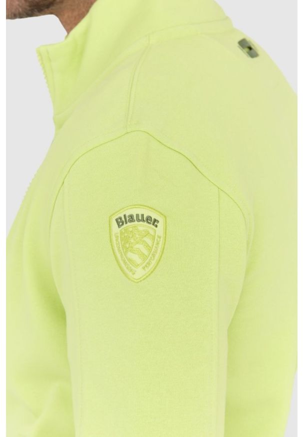 Blauer USA - BLAUER Zielona rozpinana bluza. Kolor: zielony