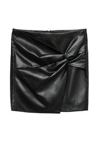 Vero Moda Spódnica z imitacji skóry Gawn 10333689 Czarny Regular Fit. Kolor: czarny. Materiał: skóra #6