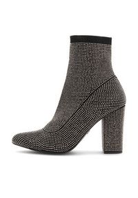 Nine West Botki KAS BYCCC03 Czarny. Kolor: czarny. Materiał: materiał #5