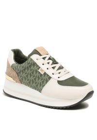 Sneakersy MICHAEL Michael Kors Monique Trainer 43F3MQFSBB Amzn Grn Mlt. Kolor: zielony. Materiał: skóra #1