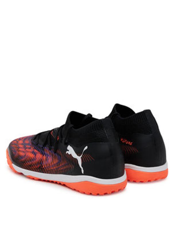 Puma Buty do piłki nożnej Future 8 Match Tt 108370 01 Czarny. Kolor: czarny. Materiał: skóra