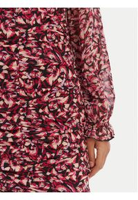 Morgan Sukienka codzienna 261-RIBLOO Różowy Slim Fit. Okazja: na co dzień. Kolor: różowy. Materiał: syntetyk. Typ sukienki: proste. Styl: casual #4