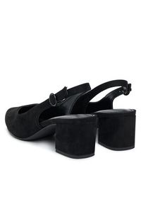Jenny - JENNY Czółenka S4P96928-01 Czarny. Kolor: czarny. Materiał: materiał #4