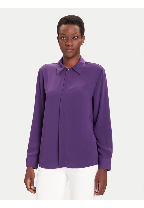 Liu Jo Koszula MF5147 T4241 Fioletowy Regular Fit. Kolor: fioletowy. Materiał: syntetyk