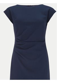 Swing Sukienka koktajlowa 5AG23100 Granatowy Slim Fit. Kolor: niebieski. Materiał: syntetyk. Styl: wizytowy
