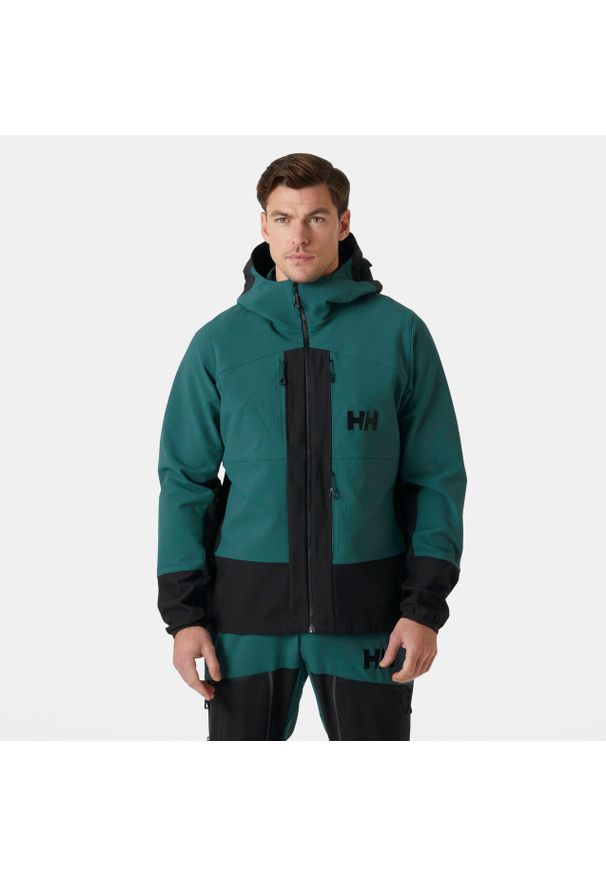 Płaszcz przeciwdeszczowy Helly Hansen Odin Bc Softshell. Kolor: zielony. Materiał: softshell