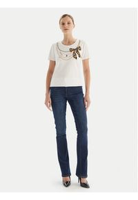 Fracomina T-Shirt FR25WT3004J40108 Biały Regular Fit. Kolor: biały. Materiał: bawełna #4