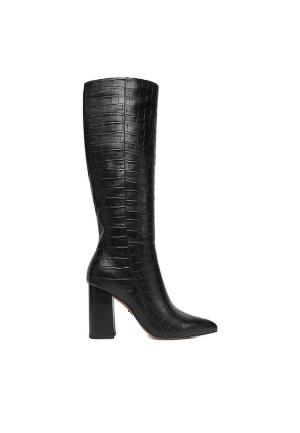 Nine West Kozaki CEO-RASHAAD-01 Czarny. Kolor: czarny. Materiał: materiał, syntetyk