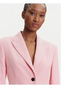Hugo - HUGO Marynarka Asmalla-1 50533901 Różowy Slim Fit. Kolor: różowy. Materiał: syntetyk #9