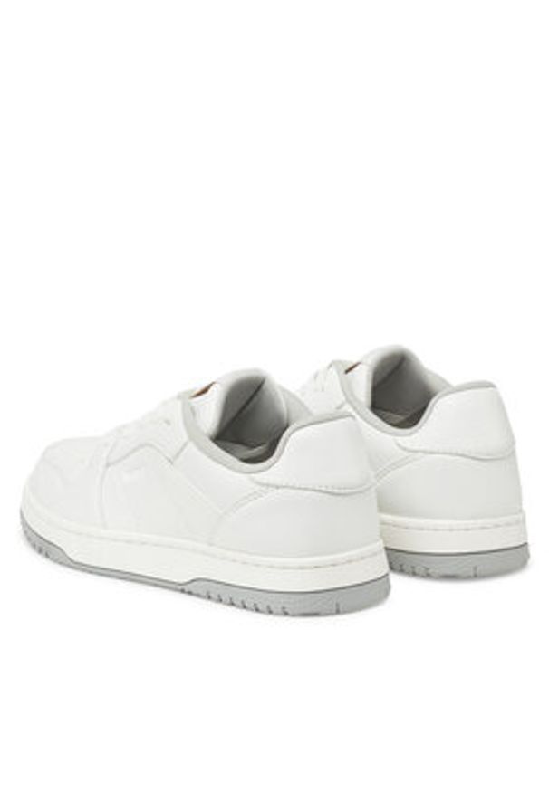 Hugo - HUGO Sneakersy Hadrian 50536296 Biały. Kolor: biały. Materiał: skóra