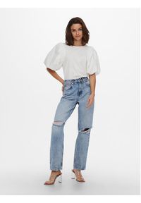 only - ONLY Jeansy Robyn 15250328 Niebieski Straight Fit. Kolor: niebieski