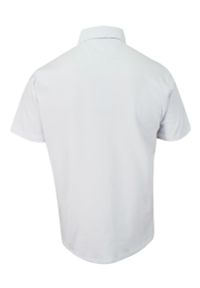 Expoman - Koszulka POLO, Biała Casualowa, Męska, Krótki Rękaw, Jednokolorowa, T-shirt. Okazja: na co dzień. Typ kołnierza: polo. Kolor: biały. Materiał: bawełna. Długość rękawa: krótki rękaw. Długość: krótkie. Styl: casual #2