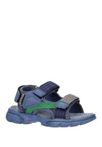 Casu - Granatowe sandały na rzepy casu 7036. Zapięcie: rzepy. Kolor: niebieski #2