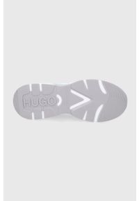 Hugo Buty Gilda kolor biały na platformie. Nosek buta: okrągły. Zapięcie: sznurówki. Kolor: biały. Materiał: guma. Obcas: na platformie #3